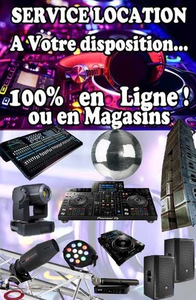 Location matériel sono lumière et vidéo à Grenoble St Egrève
